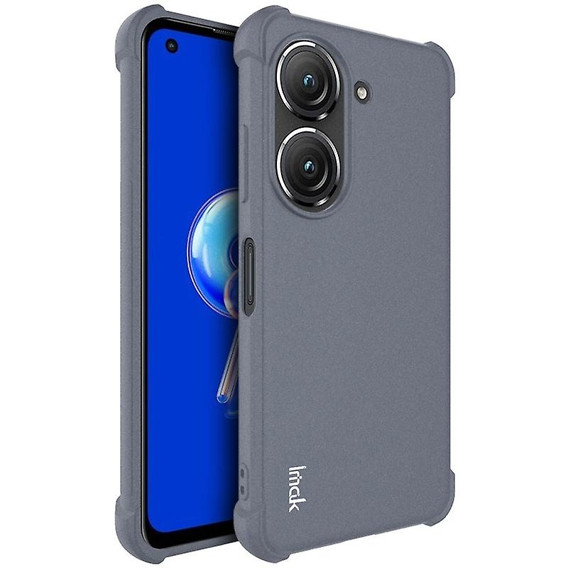 IMAK For Asus Zenfone 9 5G Anti-fingerprint Matte Phone Case Shockproof Airbag TPU Back Cover