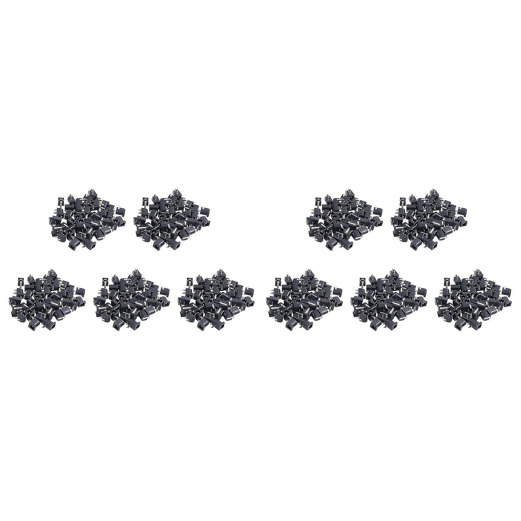 450 Pcs Dc Jack Socket 2.1mm X 5.5mm Barrel-type Pcb Mount Dc-005