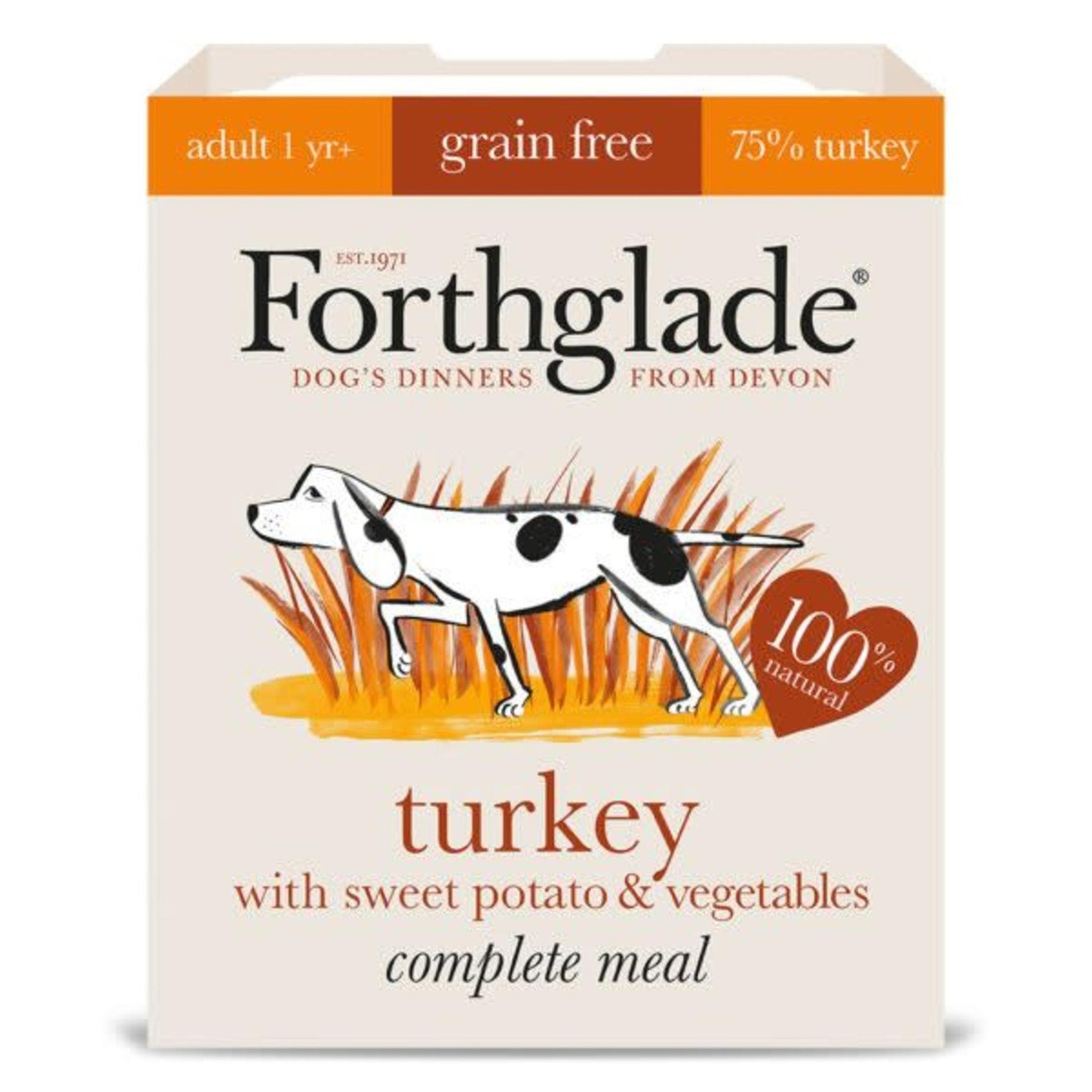 Forthglade Comp Meal Adult Turkey Sweet Potato Dog Wet Food 395g x 18