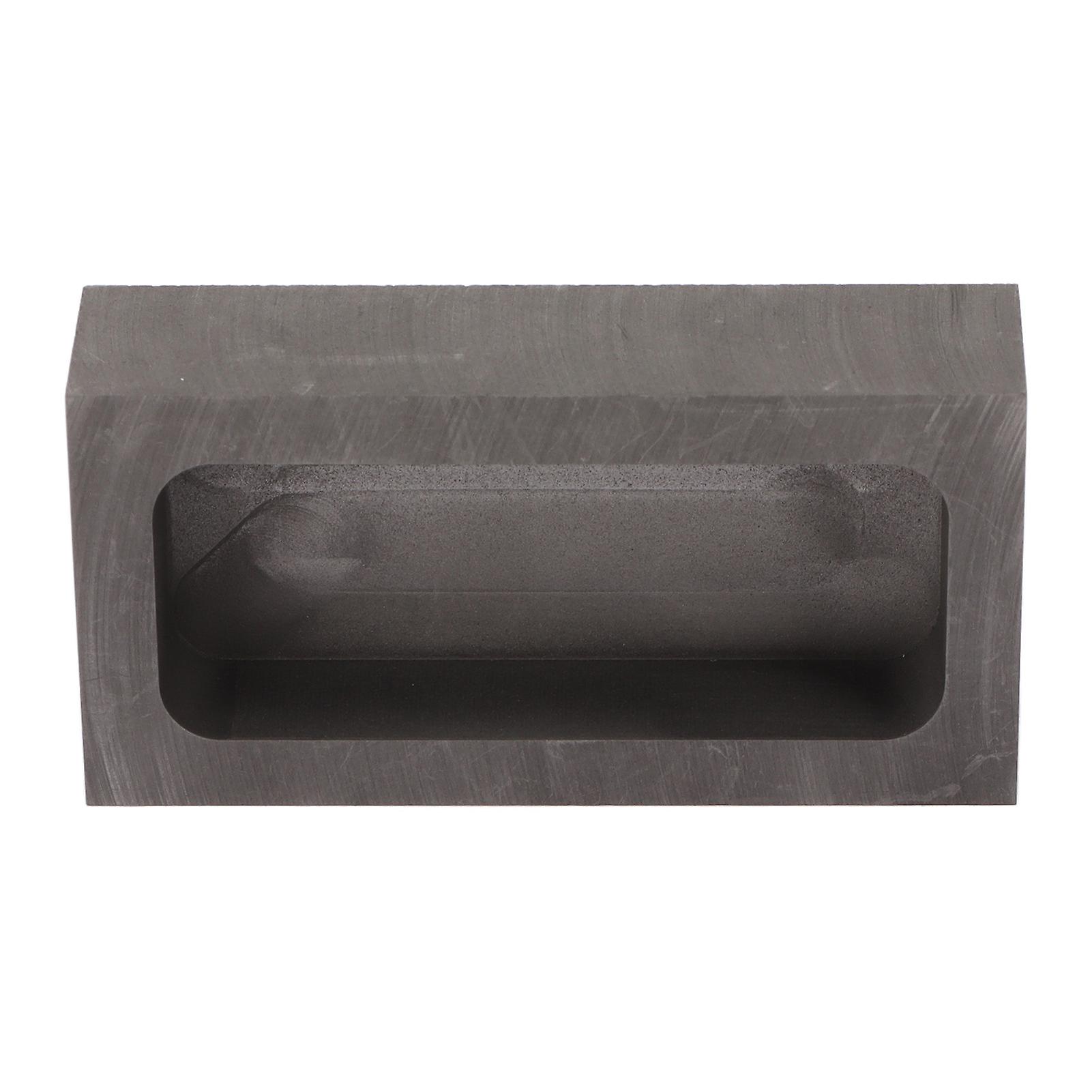 Graphite Ingot Mold Rectangular Refining Mold for Melting Casting Metals Jewelry 10ml 