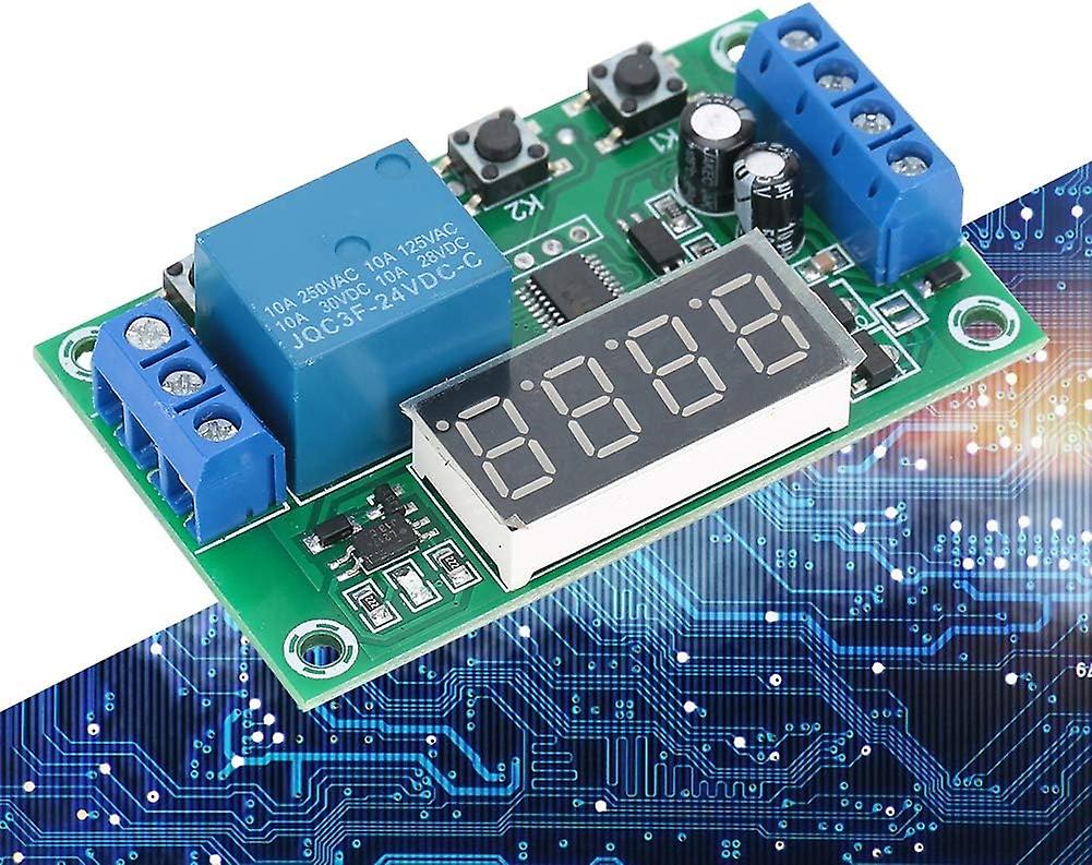 Relay Module One Channel Cycle Trigger Delay Timing Circuit Switch YYC-2S 24V,Can Control Solenoid V