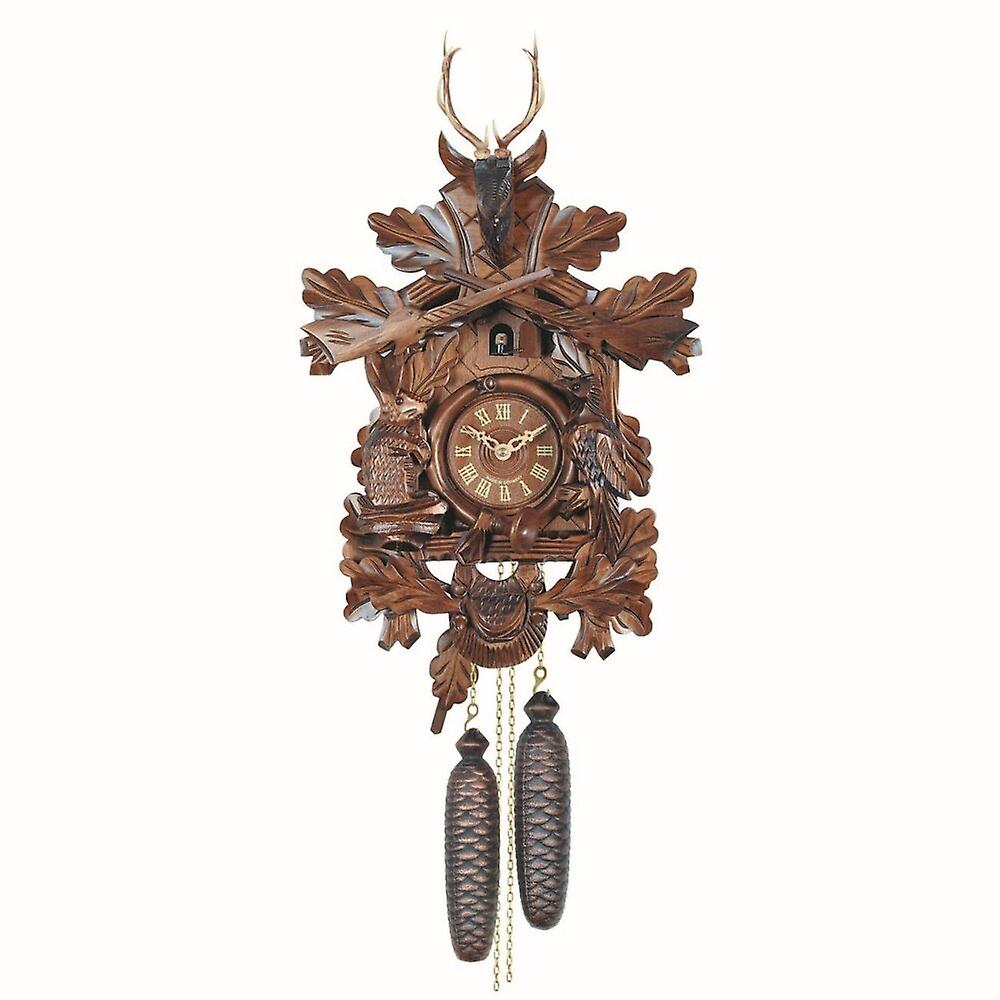 Engstler - 739 - Cuckoo Clock - 1-Day Chain Hoist - Walnut