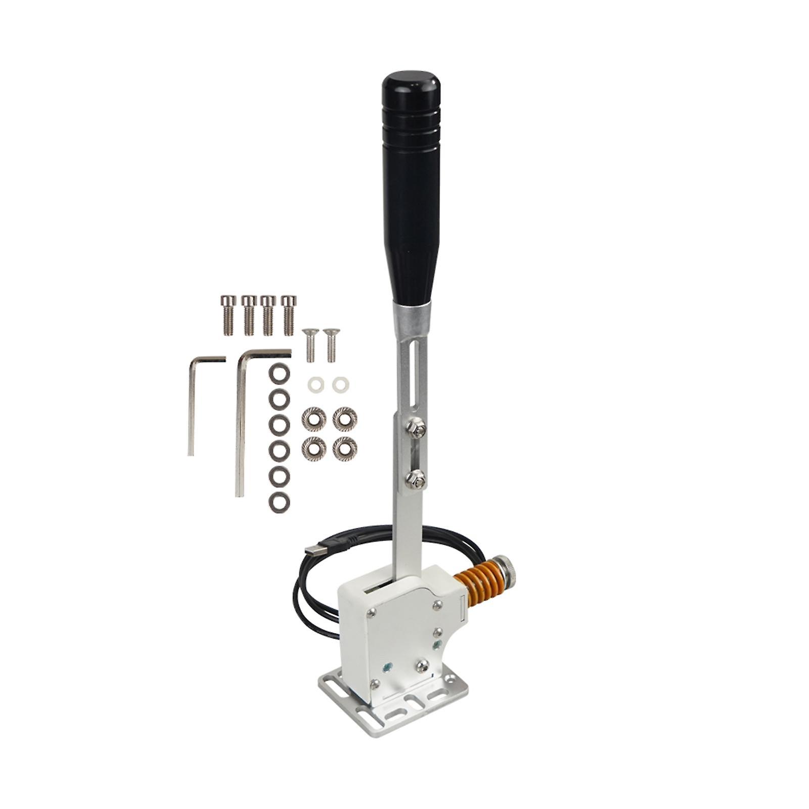 Freno de mano USB para PC Freno de mano de rendimiento analógico Instalación conveniente Juego profesional Freno de mano Juego de carreras Freno de mano