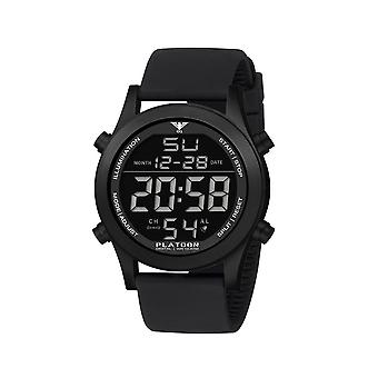 KHS - KHS.PLABSD.SB - Wristwatch - Platoon Black Steel Digital - Men