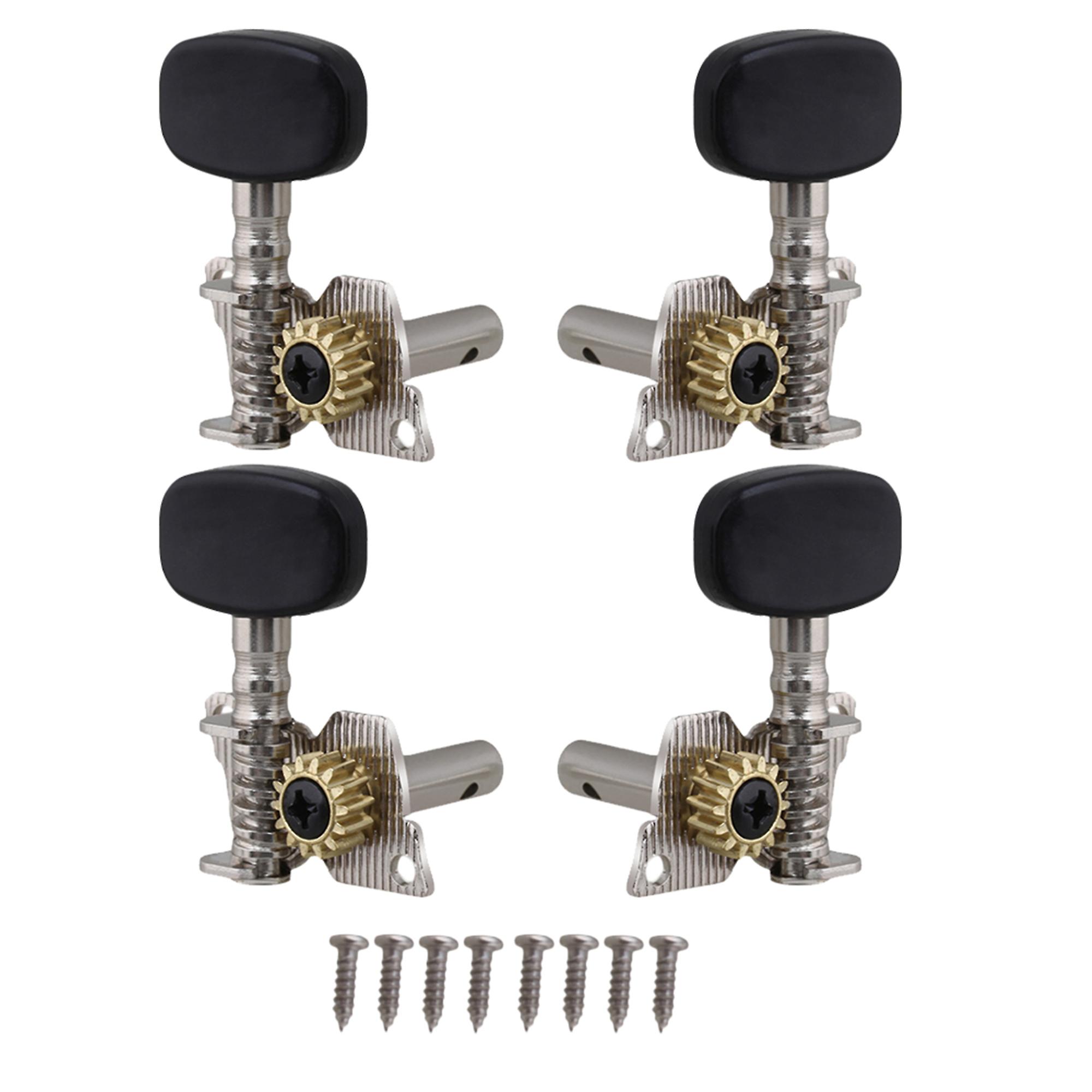 UKULELE 4 String Guitar 2R2L Twill Tuning Peg Machine Head TUNERS Chrome