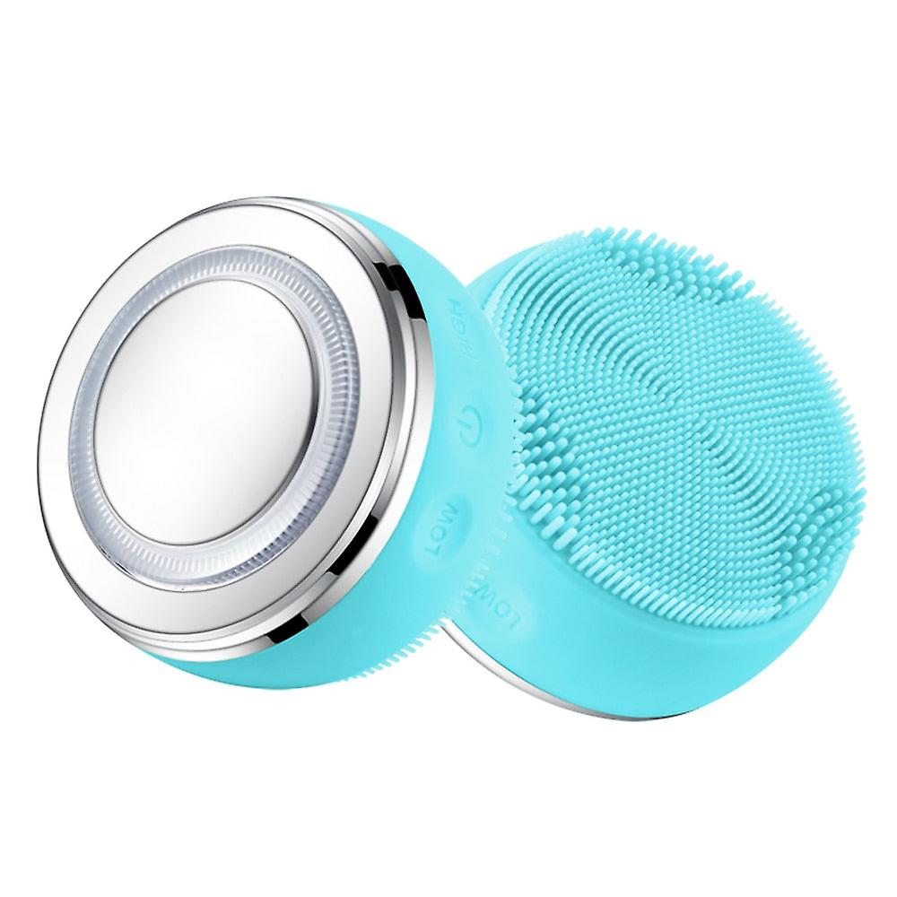Light Face Massager Waterproof Electric Facial Cleanser Ems Micro-current Facial Beauty Device Silicone Vibration Face