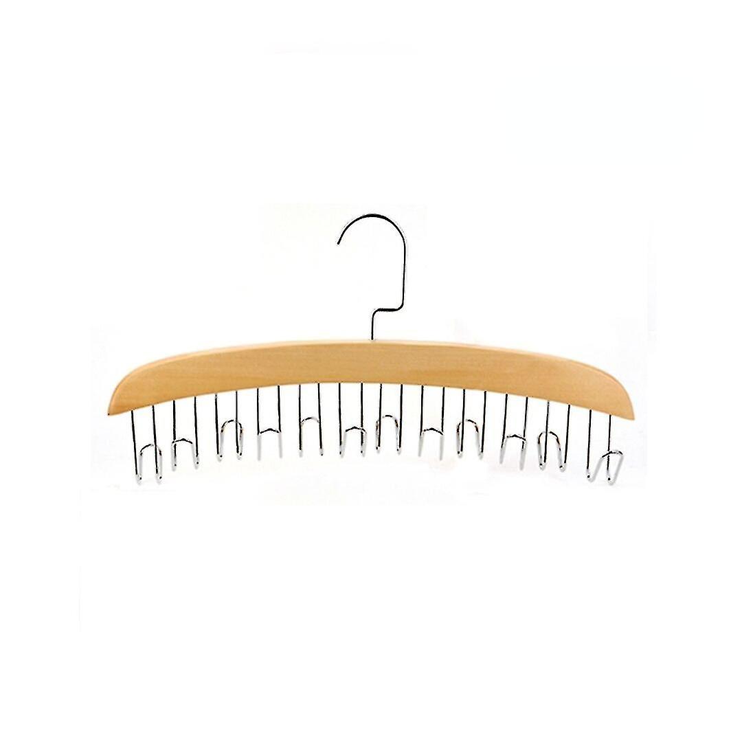 Solid Wood Belt Storage Hanger Home Multi-functional Tie Hook
