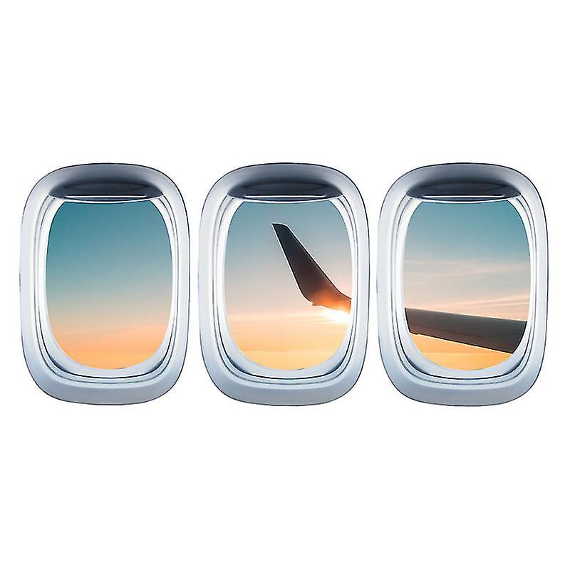 3pcs Landscape Home Window Sticker