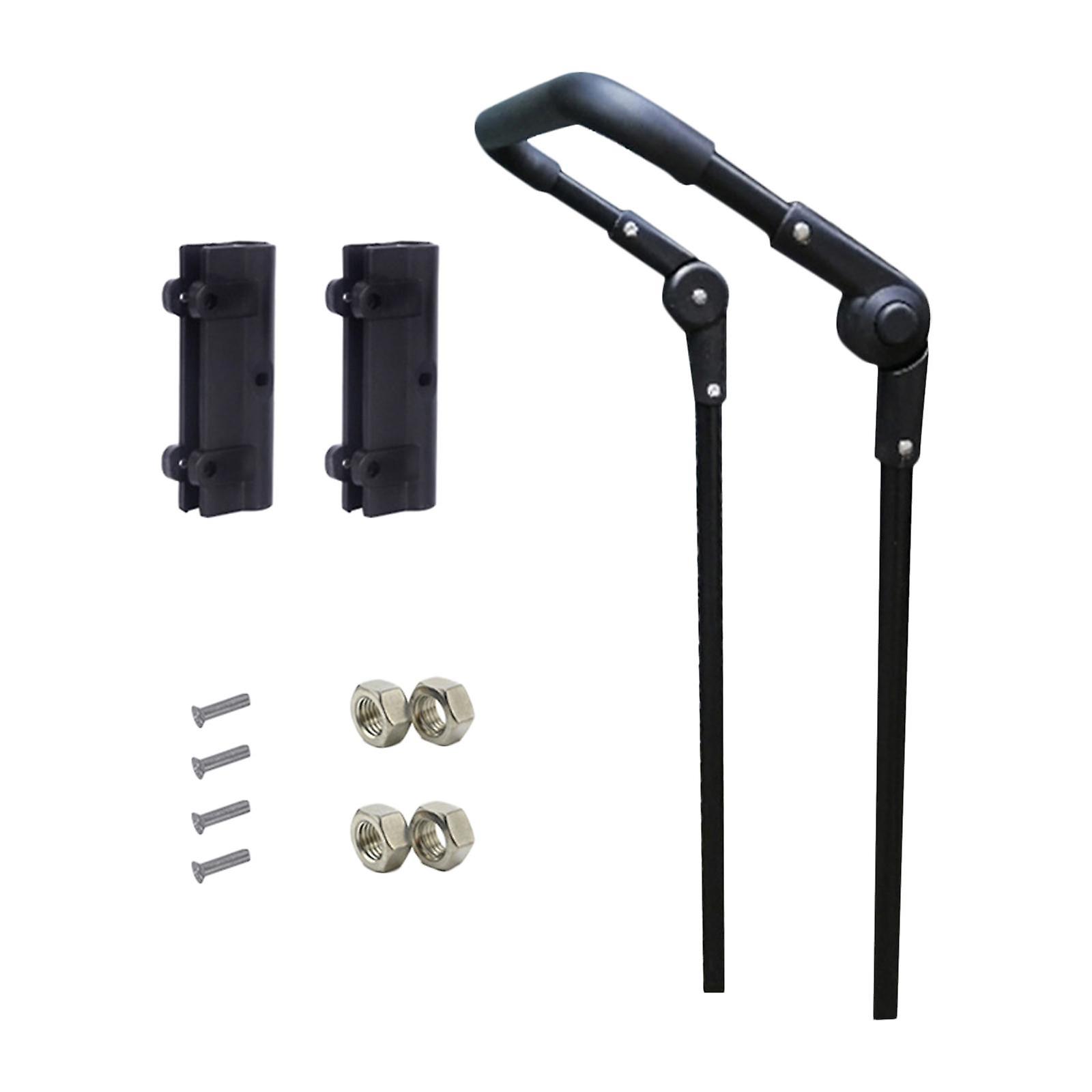 Foldable Wagon Push Handle Easy to Install Detachable Folding Trolley Handle