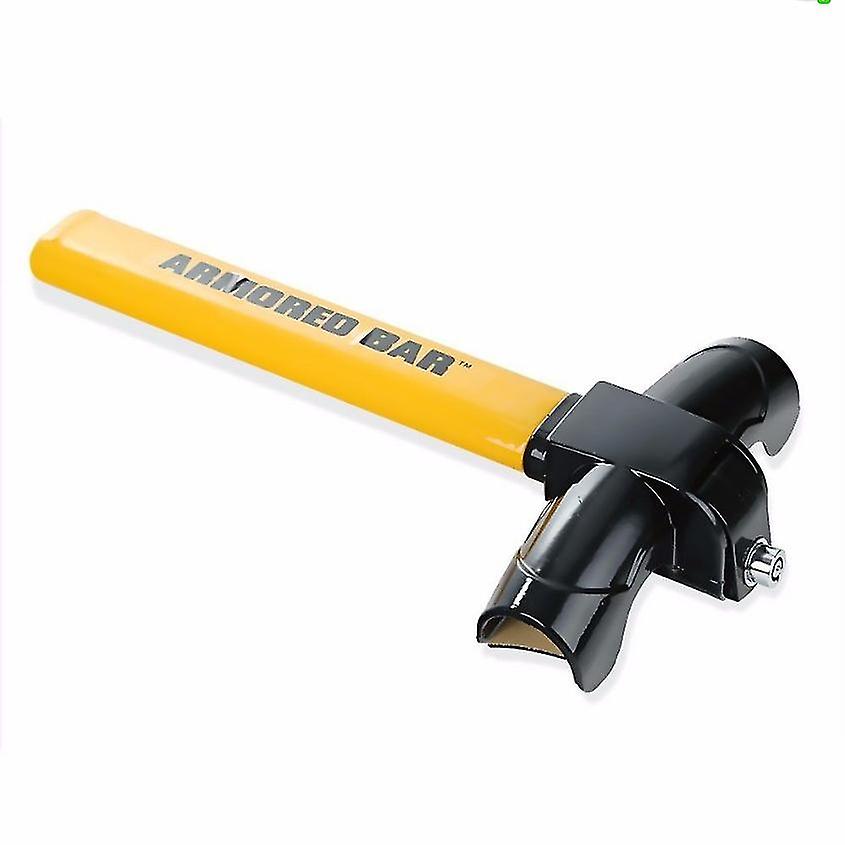 Universal Steering Wheel Lock For Cars Vans, Heavy Duty Antitheft Locking Devices - 2 Keys,t Shape