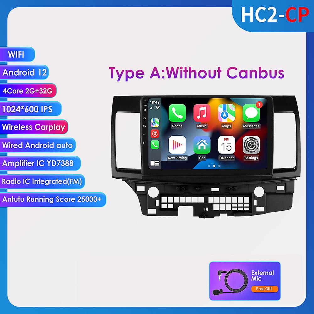 For Mitsubishi Lancer 2007-2015 2016 2017 Android Car Radio Multimedia Video Player 4g Dsp Carplay Gps Navigation Stereo Rds Swc