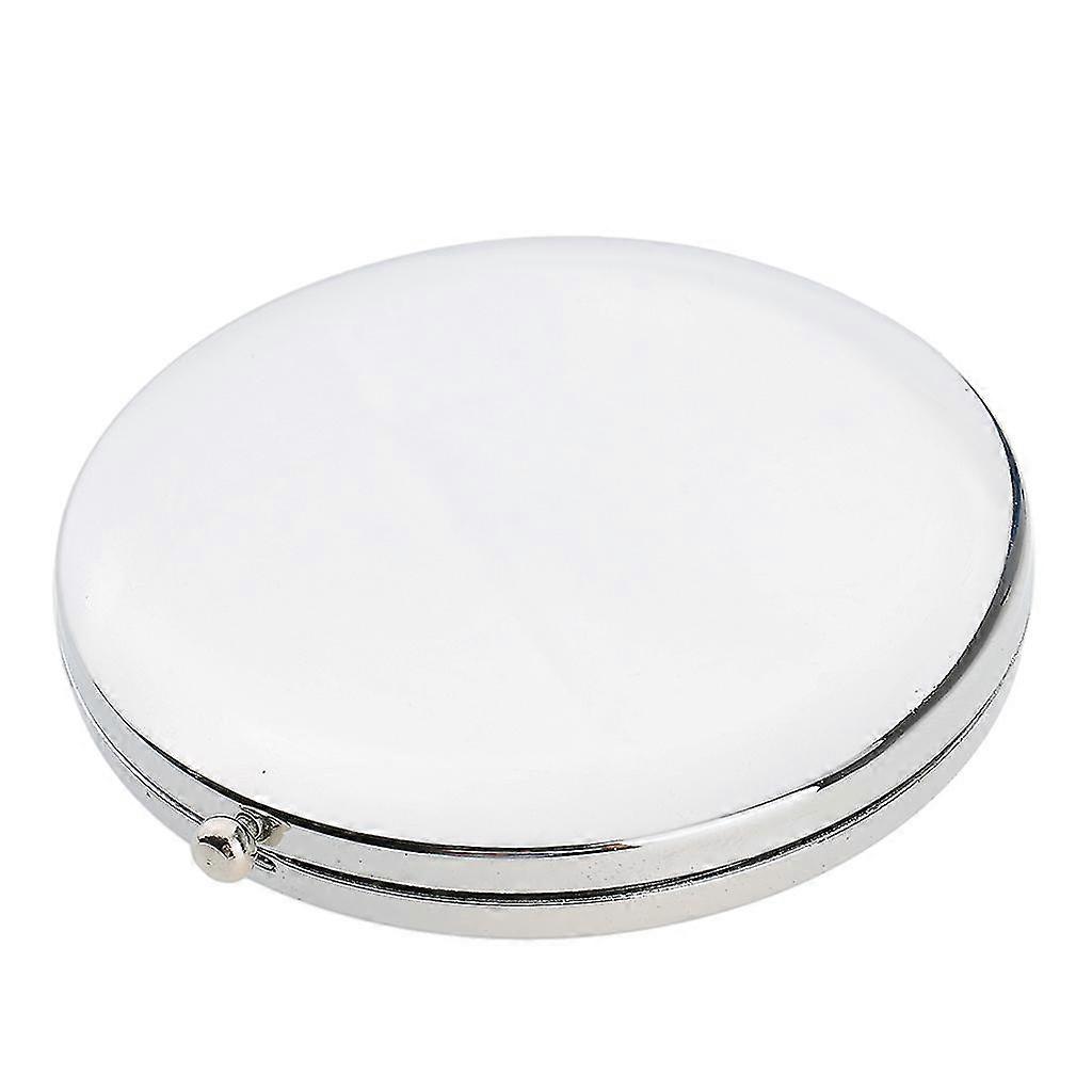 hg 5x 2x Portable Crystal, The Round  Compact Make-up Cosmetic Mirror
