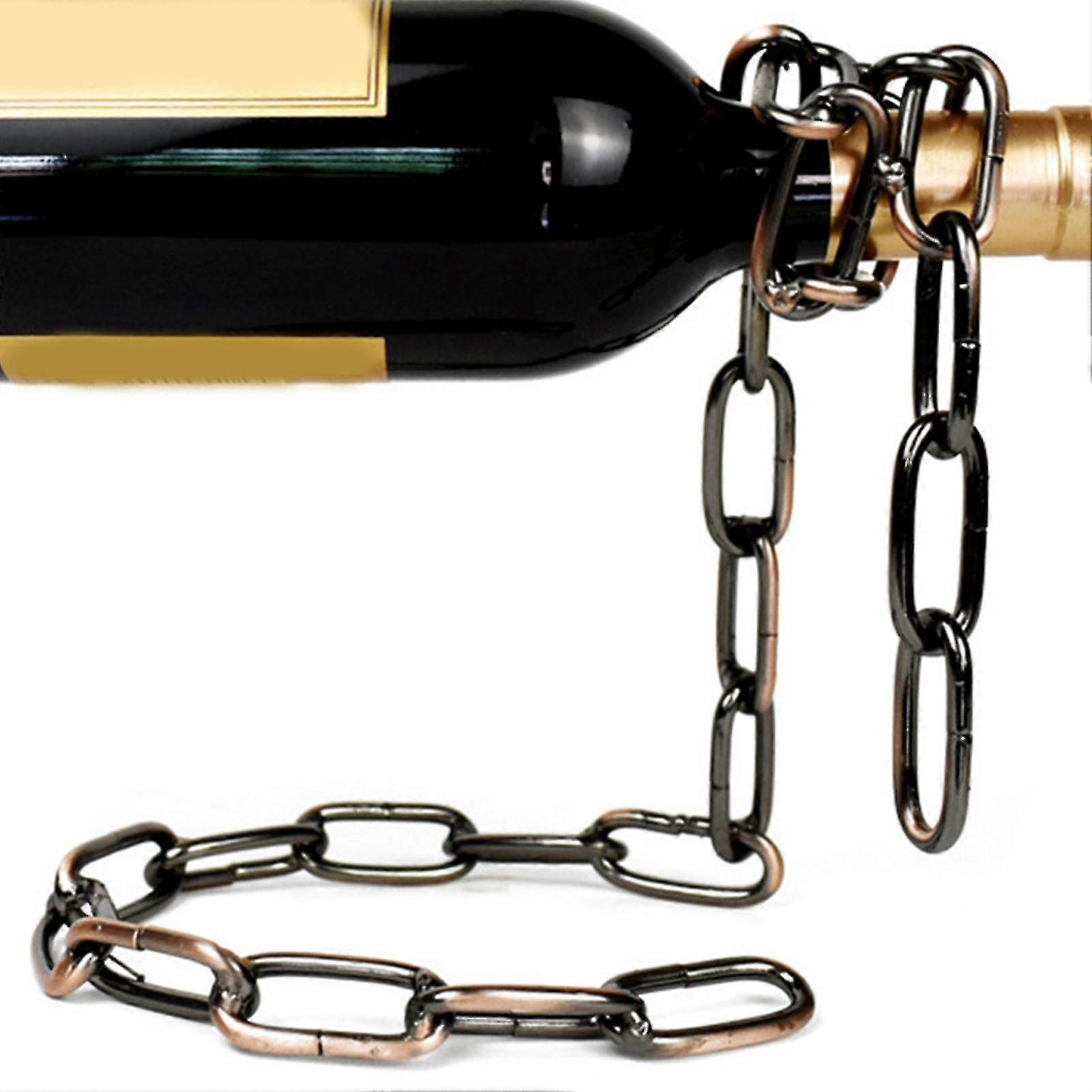 Super Cool Chain Wine Rack Personalized Iron Chain Wine Holder Wine Display Stand