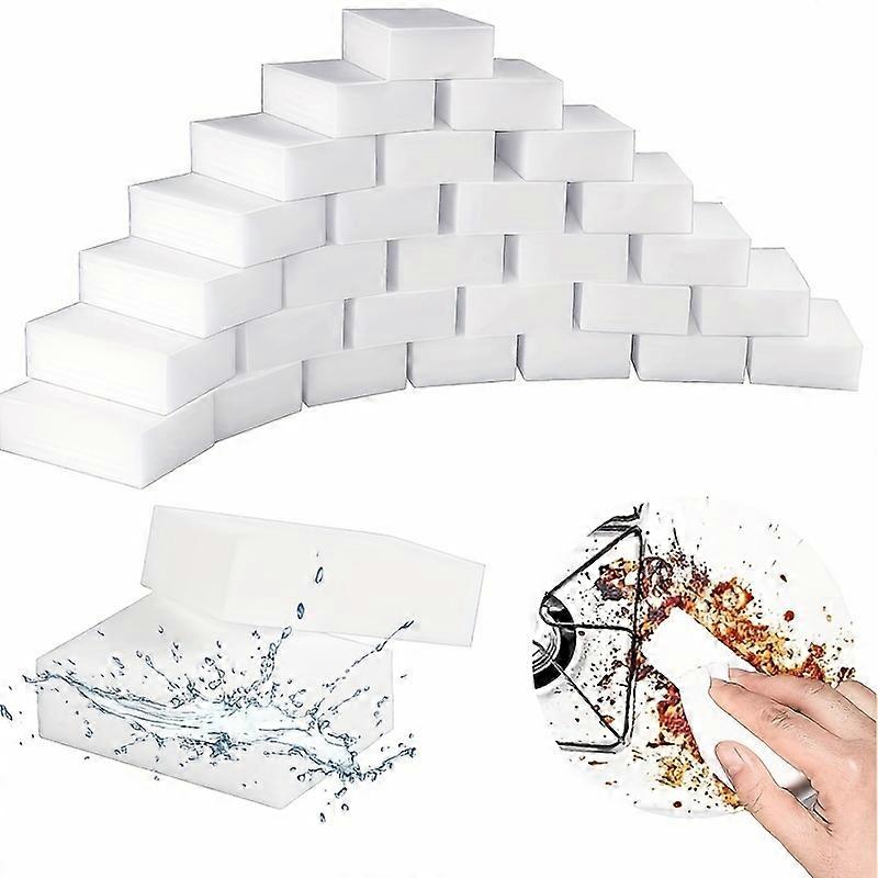 30pcs Extra Thick Magic Melamine Sponges: Multi-Surface, Long-Lasting Clean for Home & Commercial Use Ideal for Bulk Buyers
