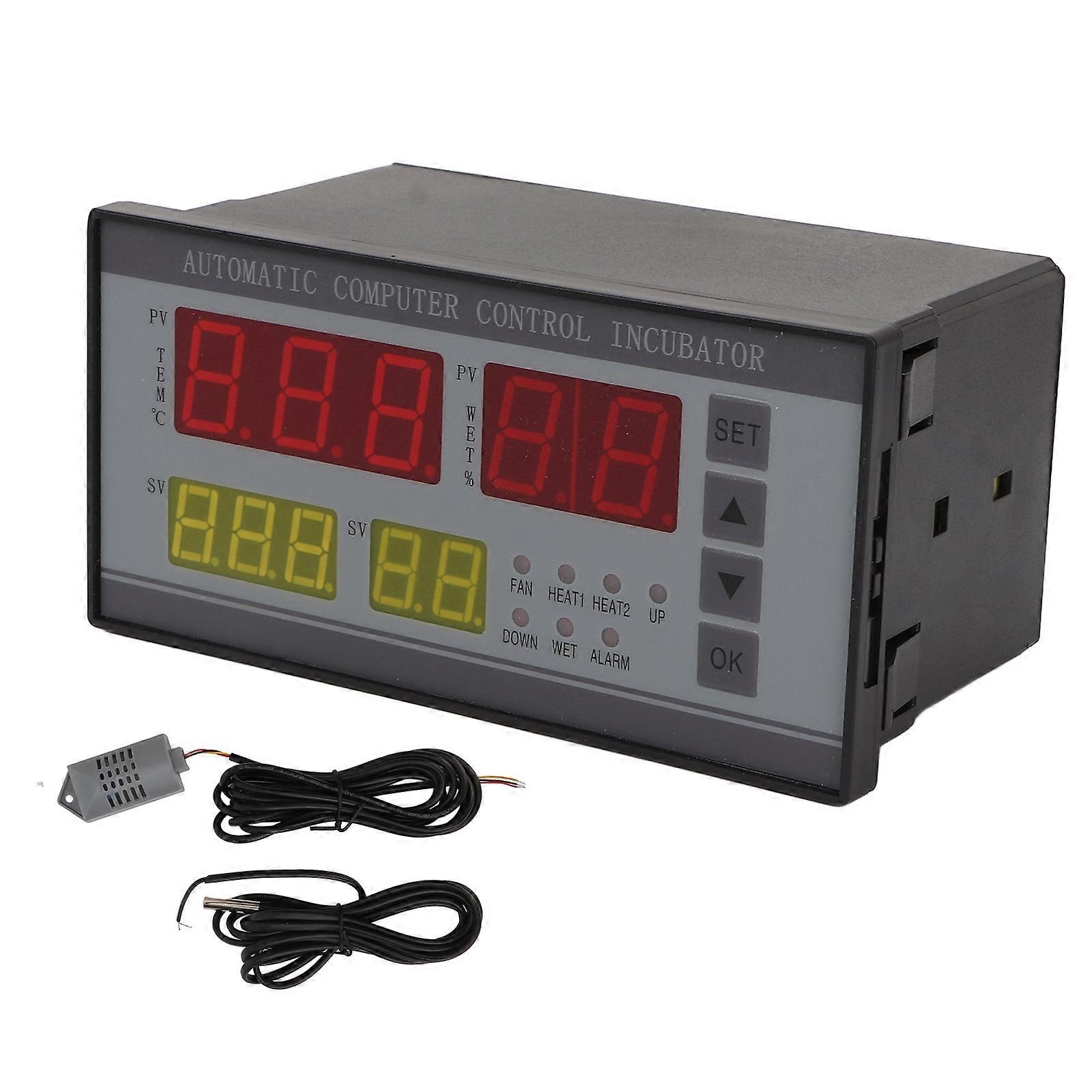 Incubator Temperature Humidity Controller Professional Automatic Hatching Machine Temperature Controller AC160?240V 50Hz