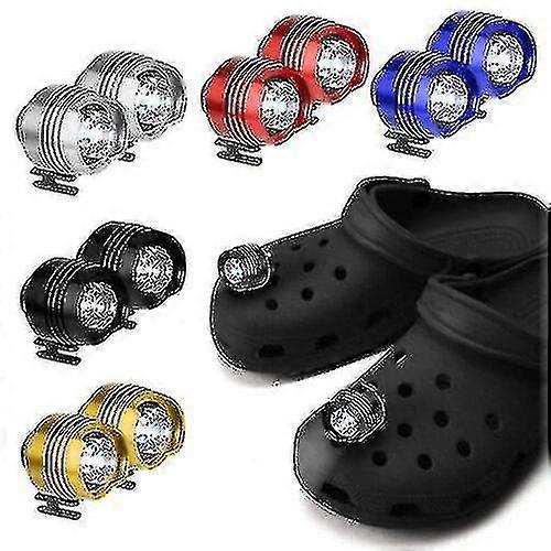 Headlights Plastic Croc Small Light Funny Shoe Accessories Running And Camping