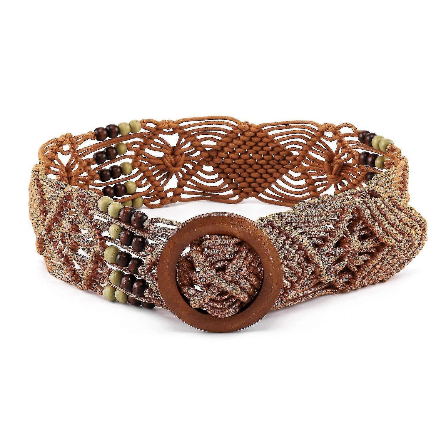  Kvinnors flätade bälten Flätade bohemiska bälten