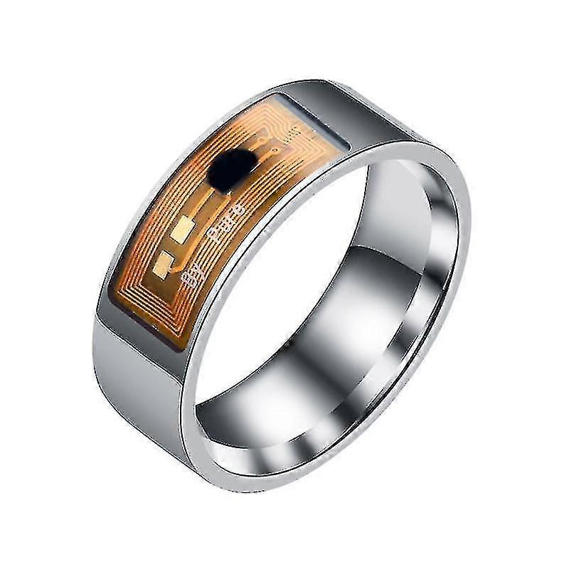 8mm Nfc Tag Smart Ring Wearable Smart Rings Finger Digital Ring para teléfono Android con funciones (transparente # 11)
