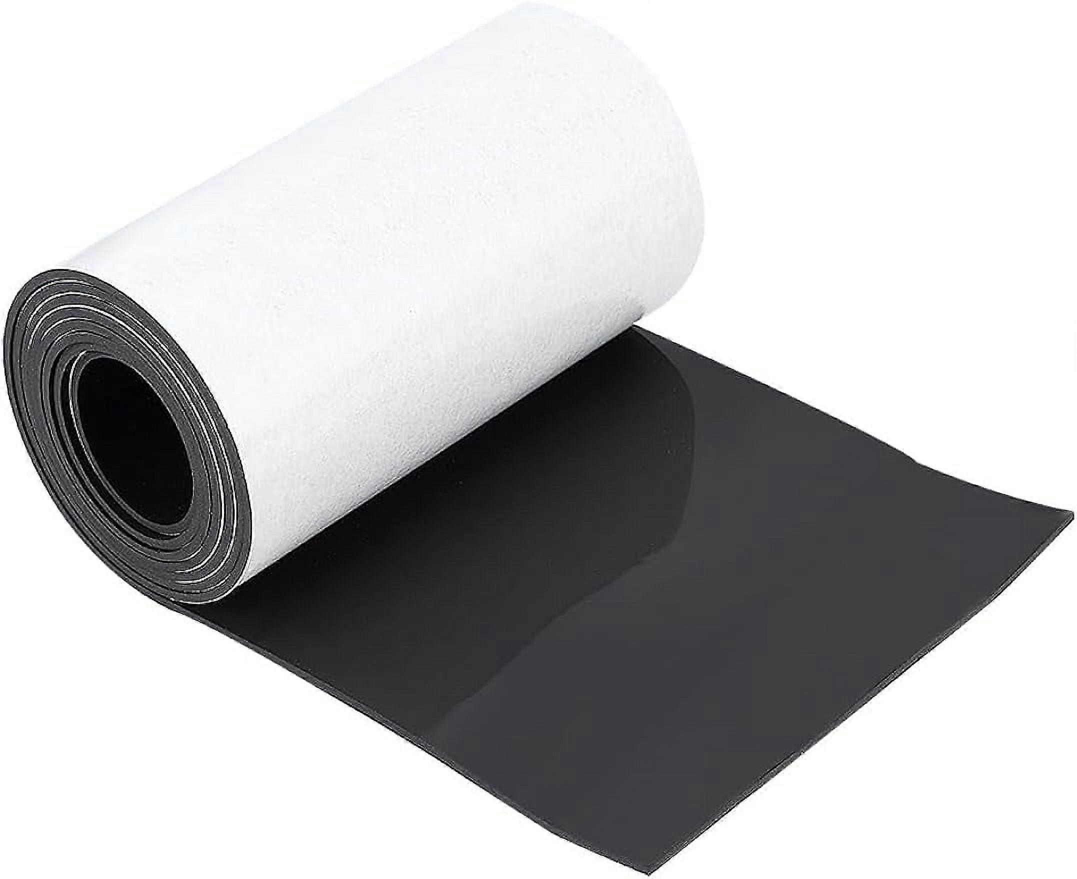 3.93x0.06x39.3inch Self-Adhesive Silicone Rubber Sheet Adhesive Backed Rubber Sheet Rolls