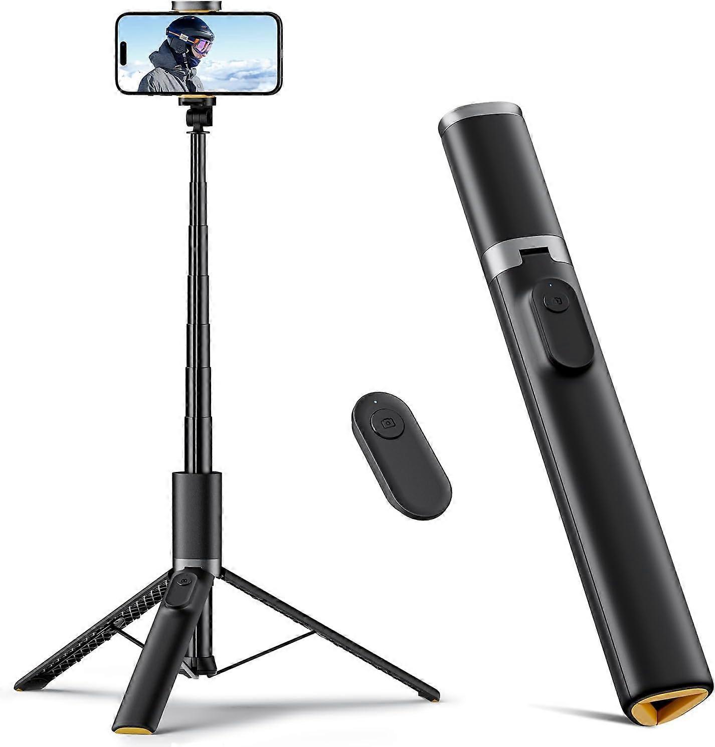 Mobile phone tripod, iPhone tripod, portable selfie stick tripod with remote control, mobile phone tripod for video recording