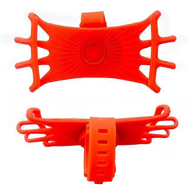 Mobile Phone Stands Universal Bicycle Mobile Phone Holder Rotating Silicone Bicycle Phone Holder Motorcycle Handlebar Holder For 4.0-6.0 Inch Phone