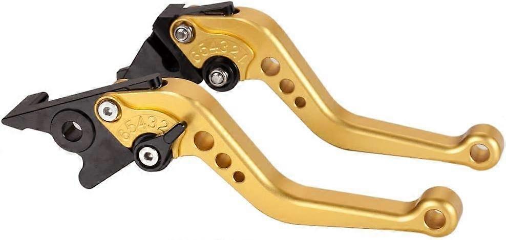 Motorcycle handle modified brake clutch handle modified accessories (gold)