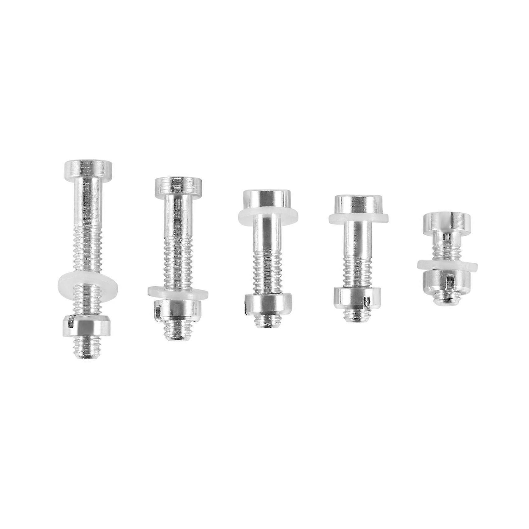 5Pcs M2.5 Screws Bolt Nut Set Turntable Headshell Stylus Mounting Vinyl LP Record Player