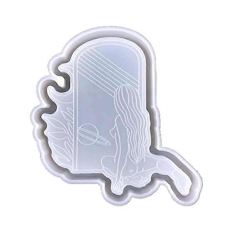 Ornament Mold Epoxy Resin Casting Molds For Making Faux Agate Slice Cup Mat