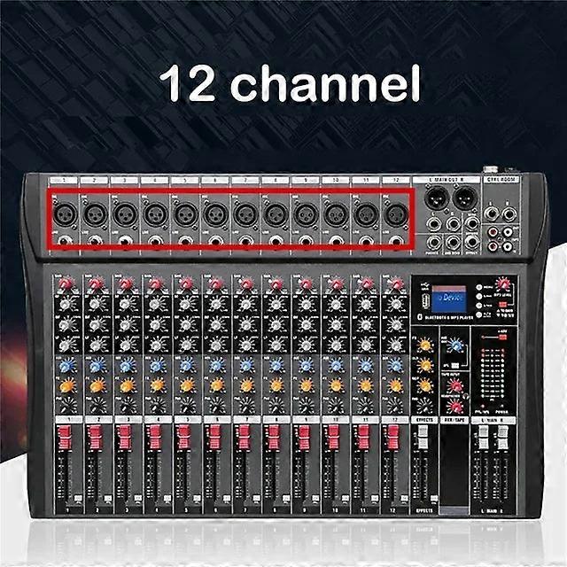 Dj Controller Mixer Audio Sound Mi Table Card Professional Pc Digital Consoles Interface Console Pro Equipment 8 Channel