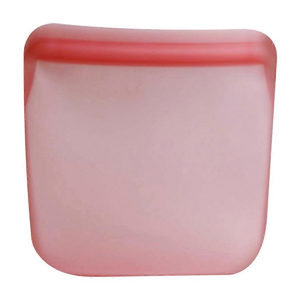 1000Ml Reusable Silicone Storage Bag, Food Storage Container, Microwave and Dishwasher Safe, Leak-F