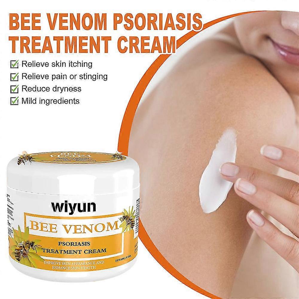Venins d’abeille Traitements du psoriasis Crème Skin Psoriasis Anti-Démangeaisons Crème apaisante