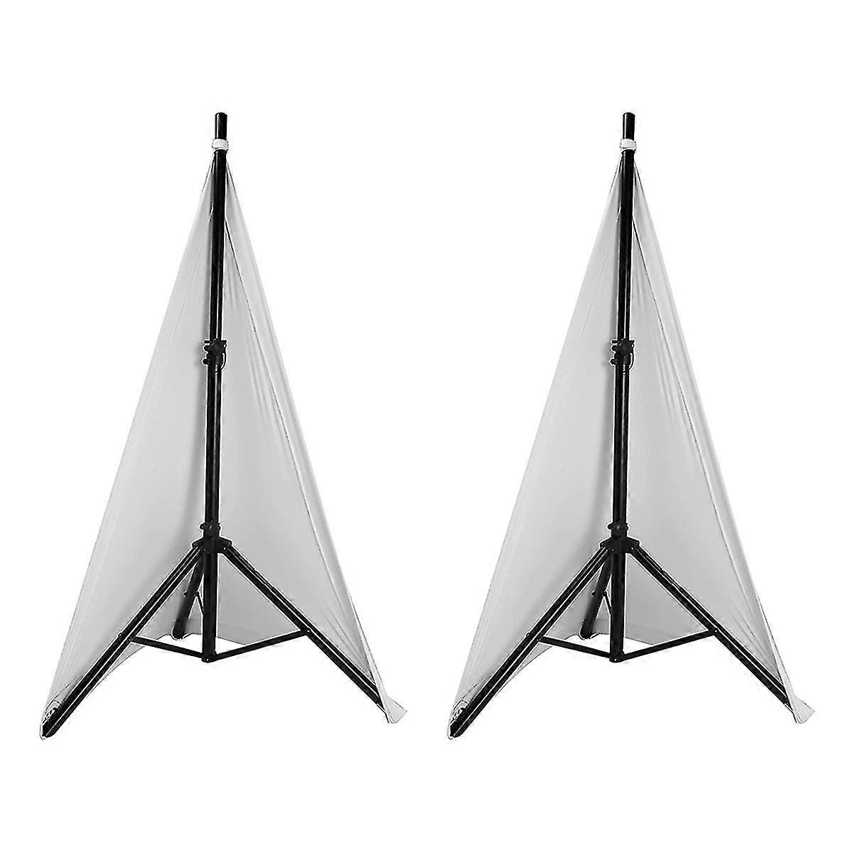 Universal-DJ-Licht-Lautsprecher-Ständer-Abdeckung Doppelseitige Stativ-Ständer-Scrim-Abdeckung-dehnbares Material,2