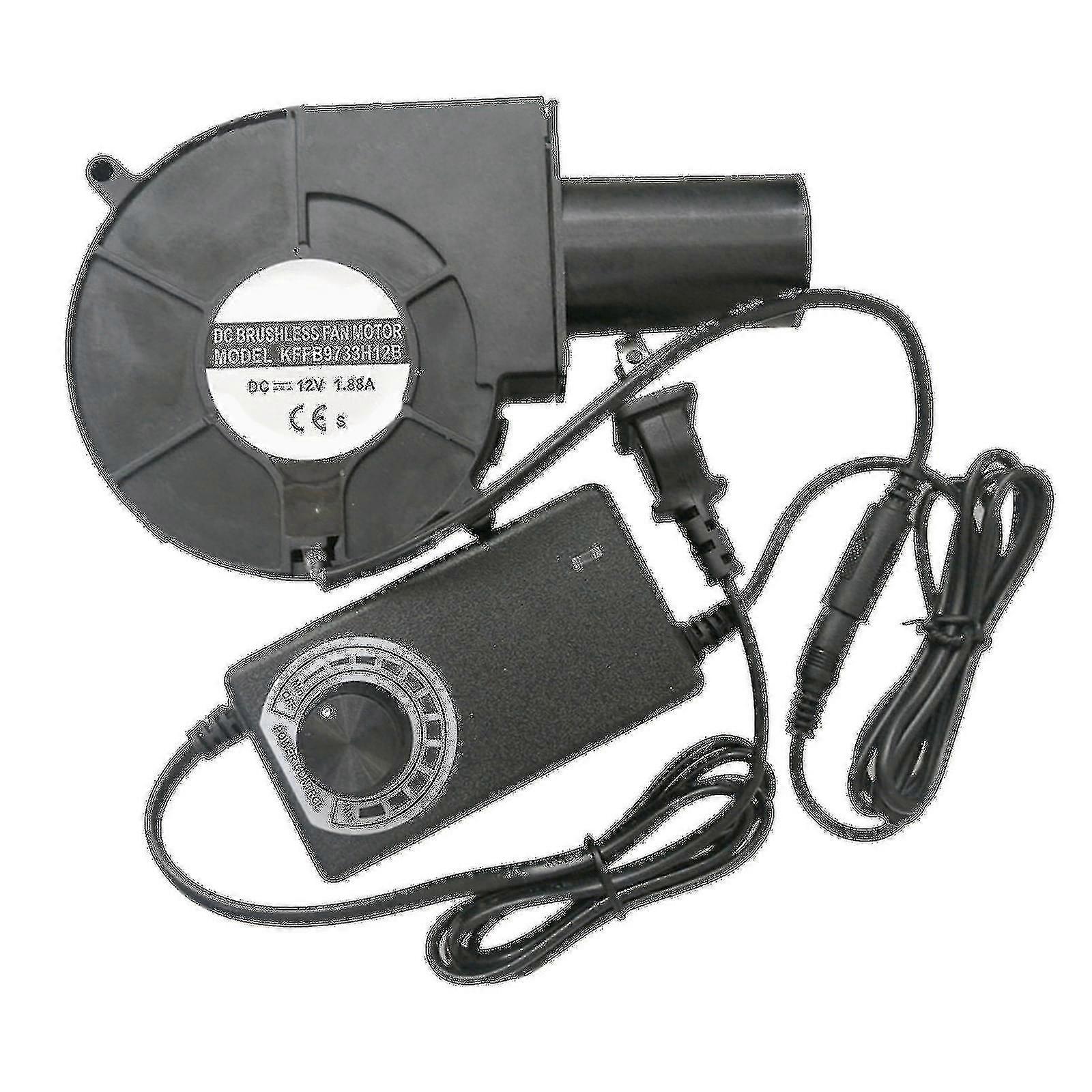 2023 New 9733 Blower Fan Blower High Speed 12v Turbo Centrifugal Fan With Vble Speed For Oil Stove Bbq Ty