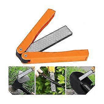 Double Sided Diamond Sharpener, Handheld Fine Coarse Diafold Blades Sharpening Stone 400/600 Grit O