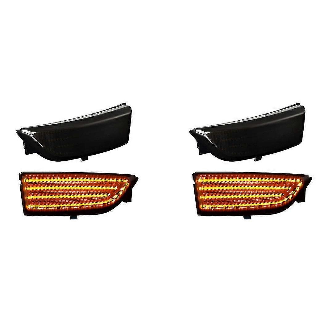 4x Car Dynamic Led Turn Signal Rearview Mirror Lights Blinker For Everest 2015-2019 T6 Wildtrak Smo
