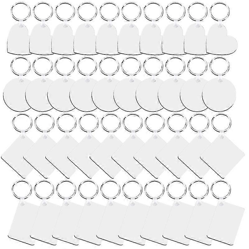 Thermal Transfer Keychain Board Ornaments Diy Heat Transfer Keychains