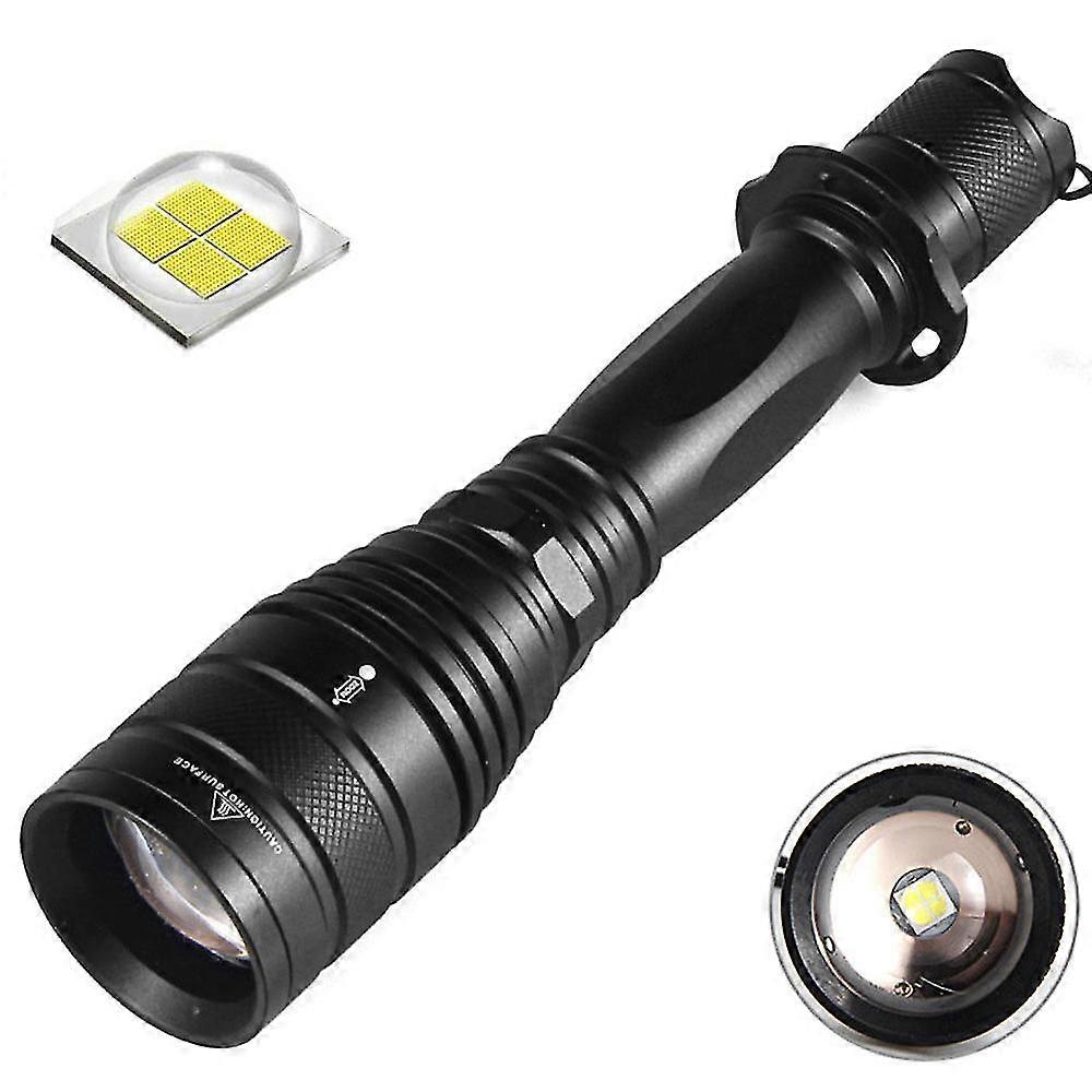 Led Zoom Strong Light Flashlight High-powered Long-range Aluminum Alloy