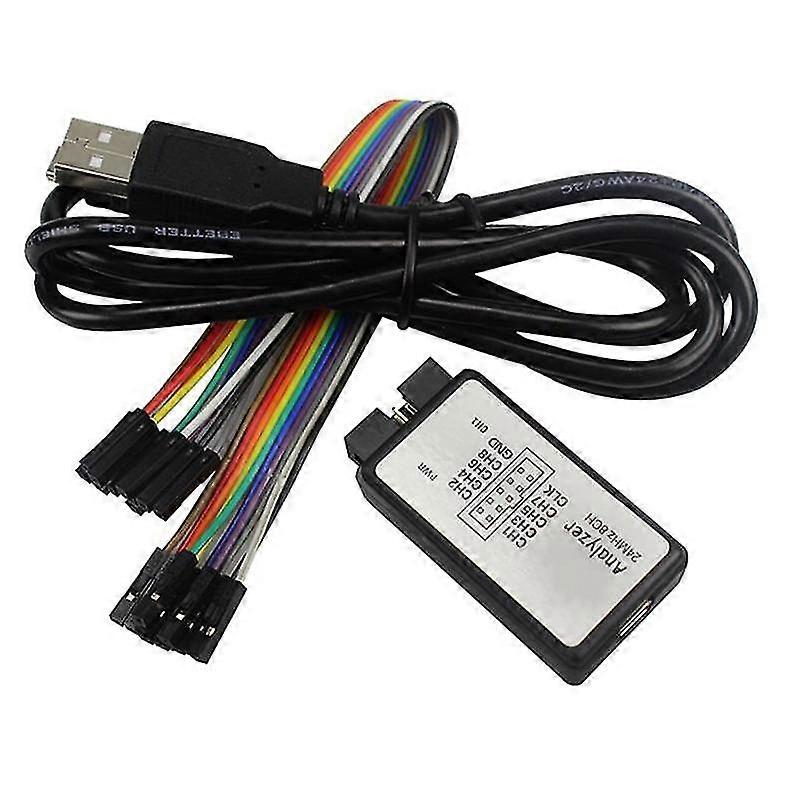 Usb Logic Analyzer Single Chip Microcomputer Suitable For Arm Fpga Debugging Tool 24m Sampling 8 Ch