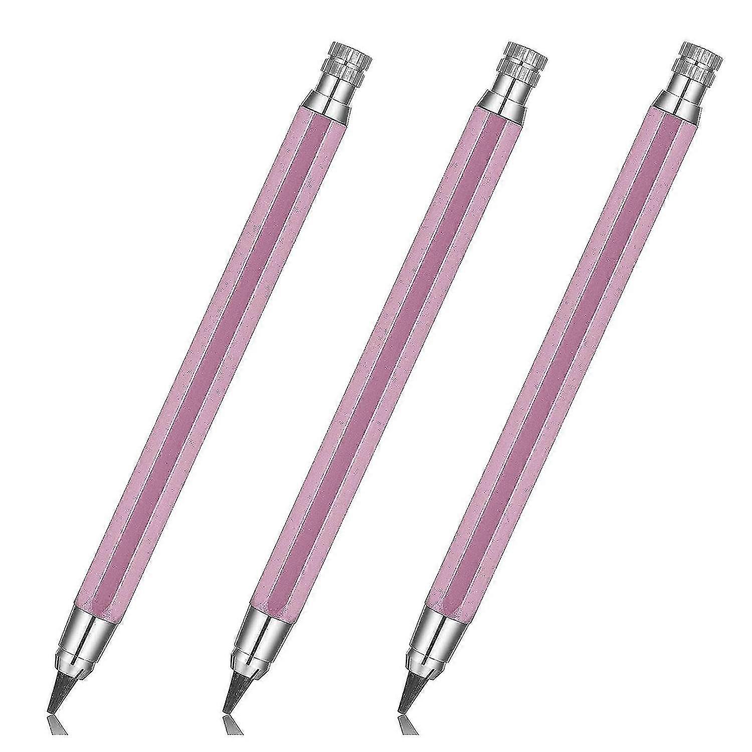 3 Pcs 5.6 Mm Mechanical Pencils Sketch Up Automatic Mechanical Graphite Pencil For Draft Drawing Wo