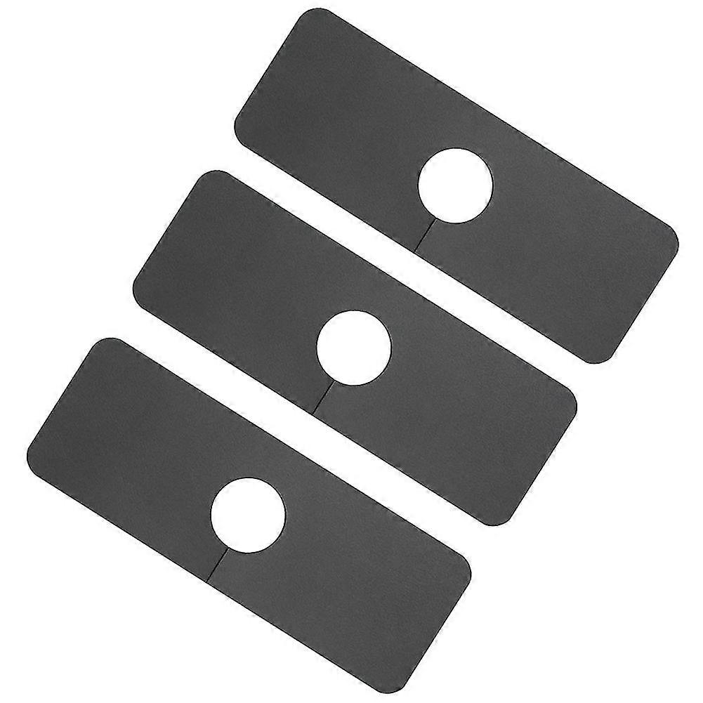 3pcs Splash Guard For Sink Faucet Absorbent Mat -splash Guard Behind Faucet Drip Catcher For Kitchen