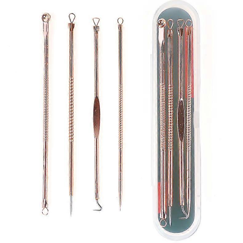4pcs Acne remover needle, Blackhead Remover Kit Acne Remove Pimple Comedone Extractor Tool Set