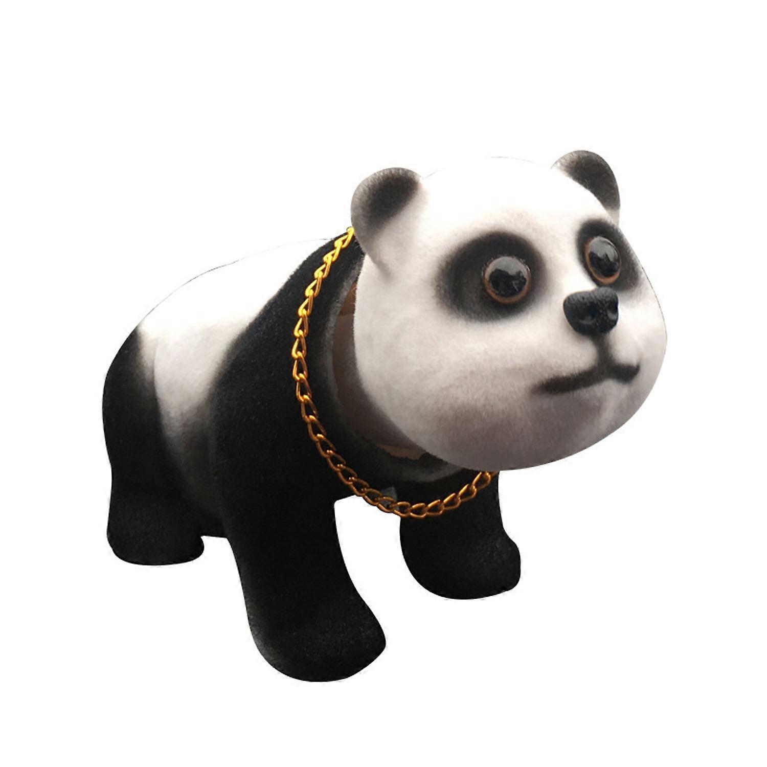 Jättiläinen panda-auton sisustus