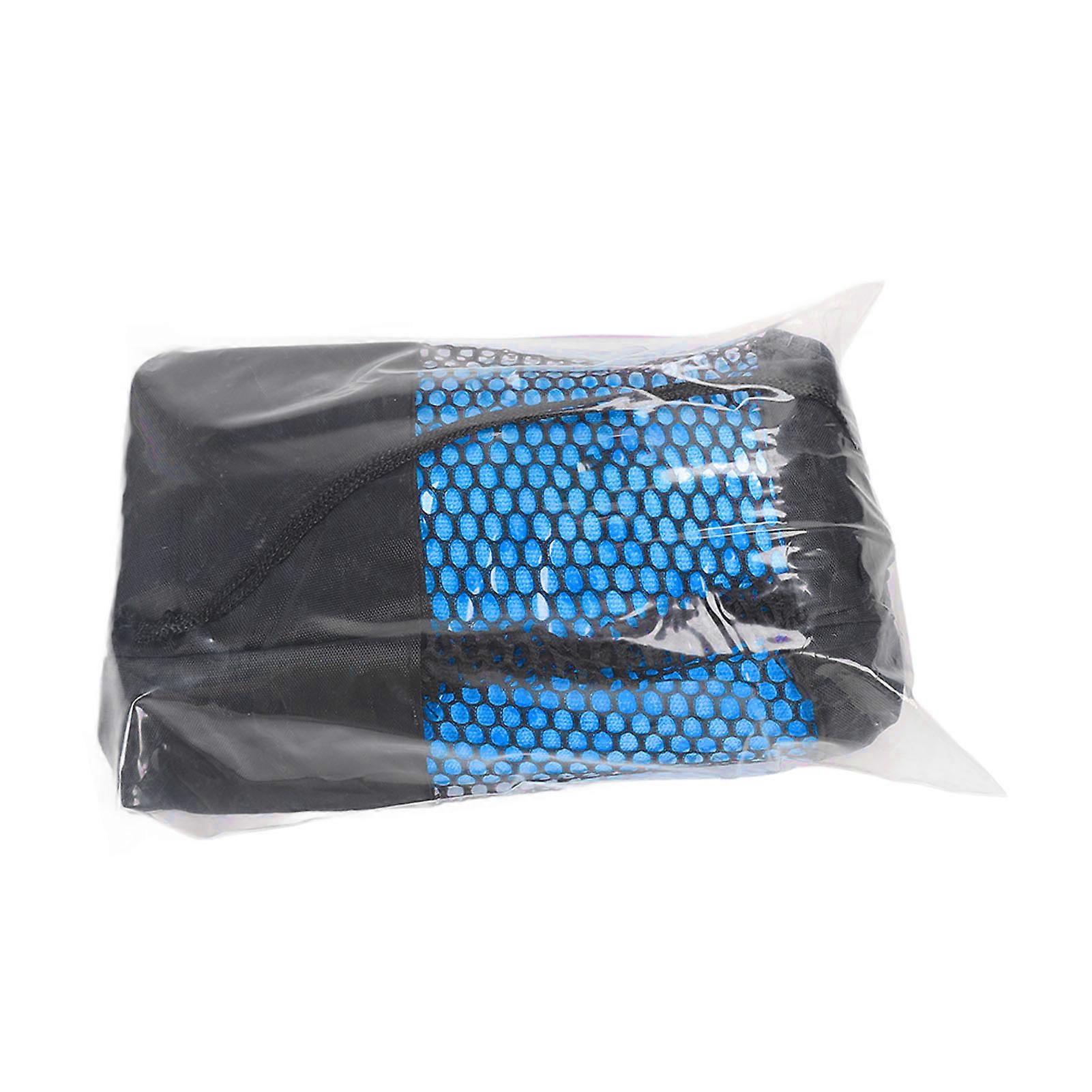 Yoga Towel Soft Microfiber Slip Resistant Sweat Absorbent Yoga Mat Towel for Pilates Exercise Classes Blue