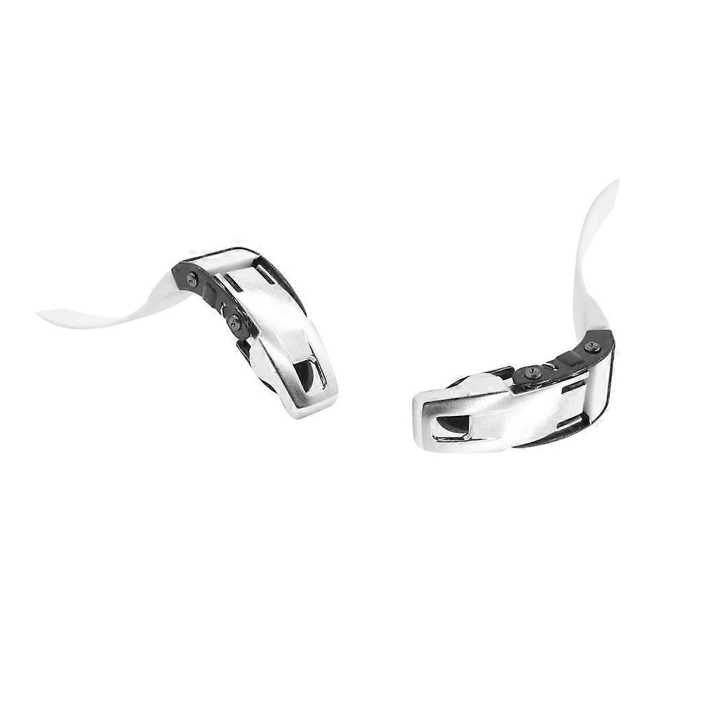 2 Pcs Replacement Inline Roller Skates Shoes Energy Straps with Screws White