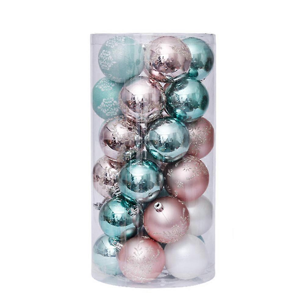 60mmdelicate Color Theme & Glittering Christmas Tree Pendants Decorative