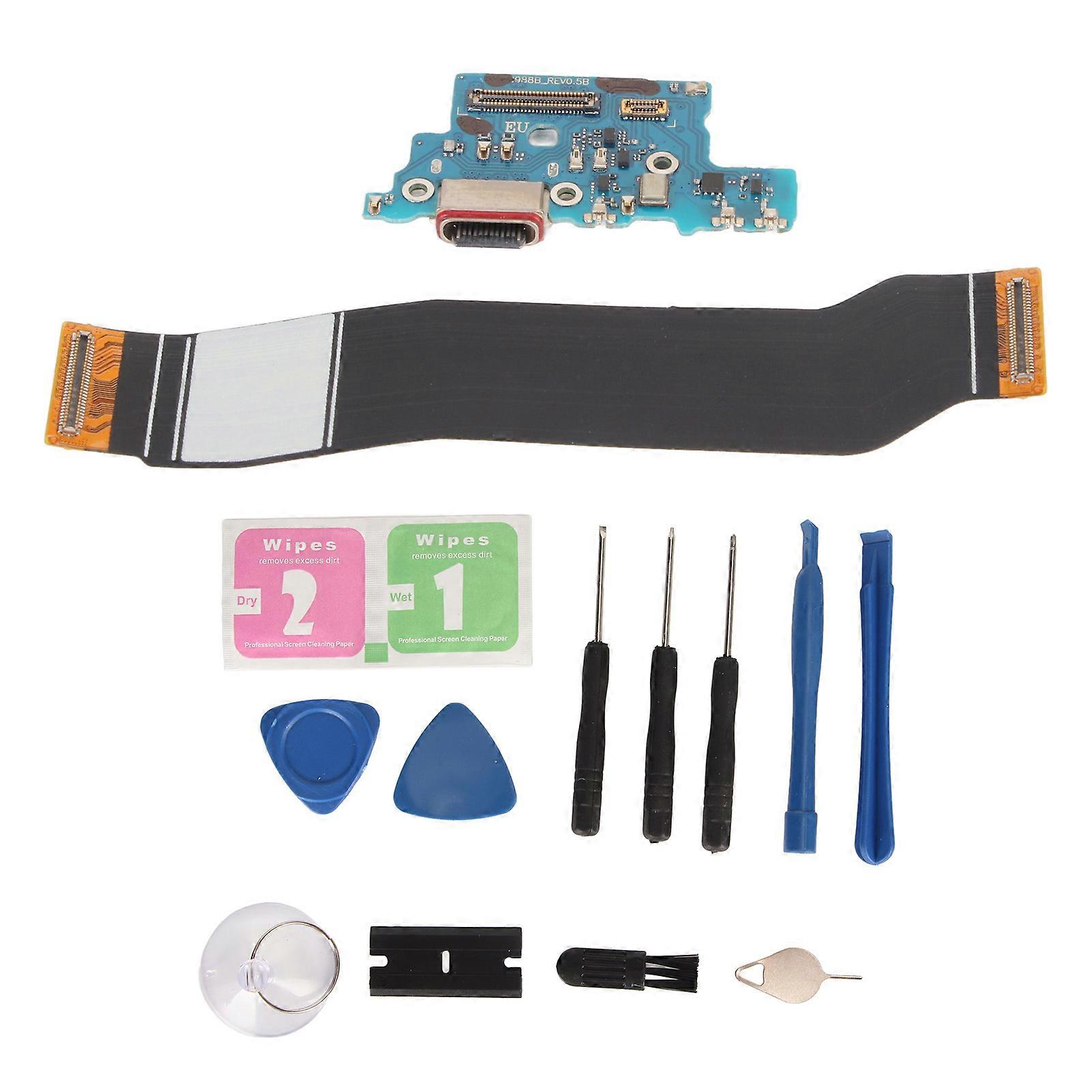 USB Charging Port Flex Cable PCB Easy To Install USB Flex Cable Repair Part for S20 Ultra G988B European Version
