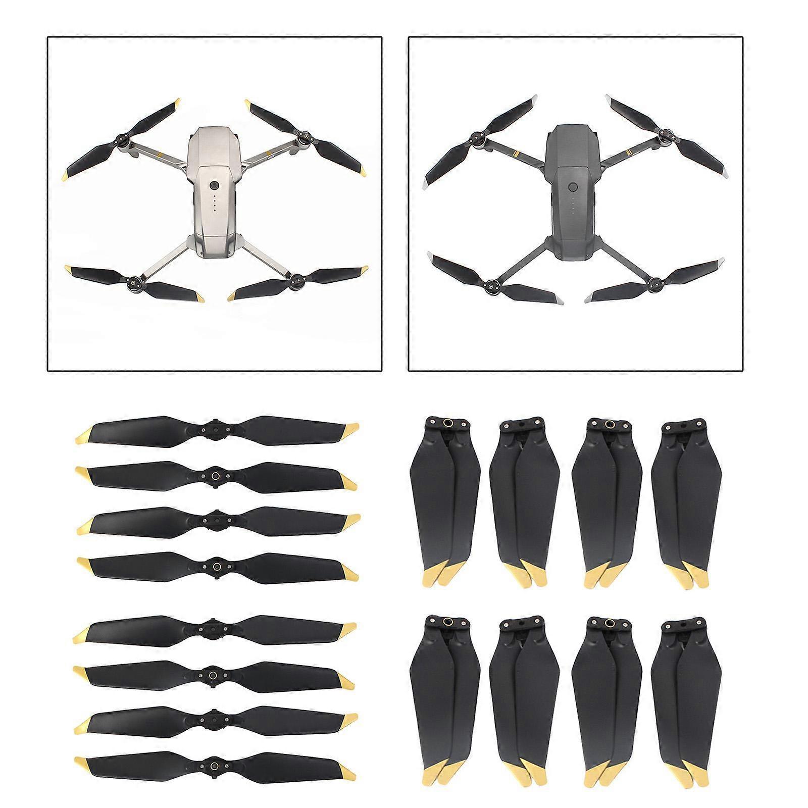 16Pcs Quick-Release Propellers for DJI Mavic Pro  Durable Accs Black