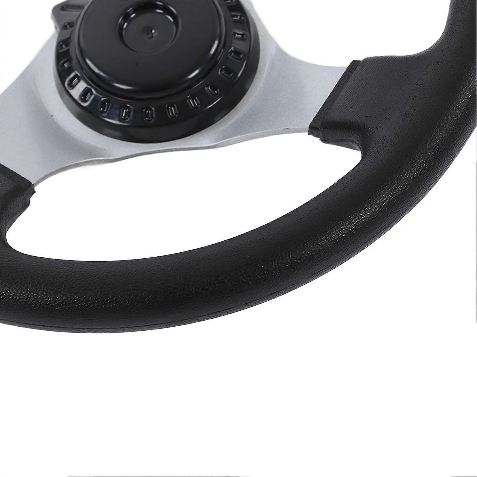 Go Kart Steering Wheel Assembly Set Adjustable 300mm/11.8in Diameter for 150cc250cc Engines