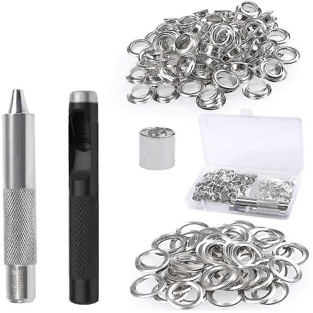 153pcs grommet tool kit - 12mm inside diameter with hole punch