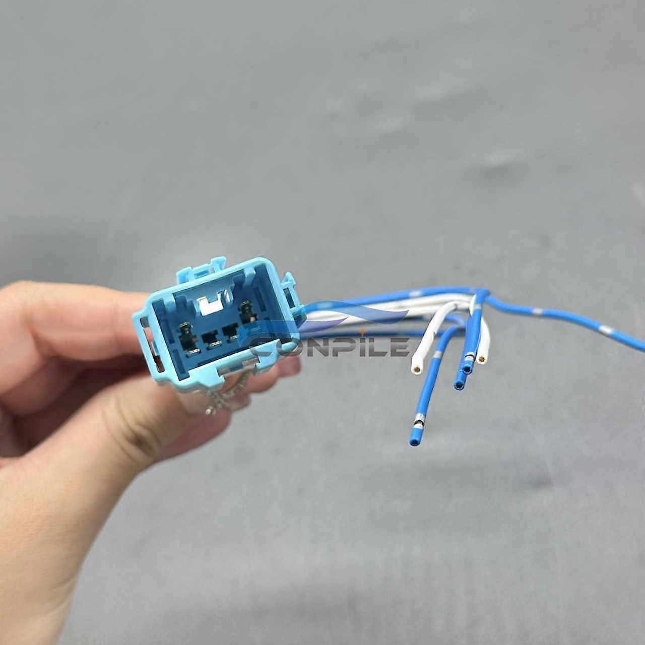 1PC for Honda 2007-16 CRV 8/9th Civic fuse box atmosphere light 6PIN hole reserved power male female plug wire line cable